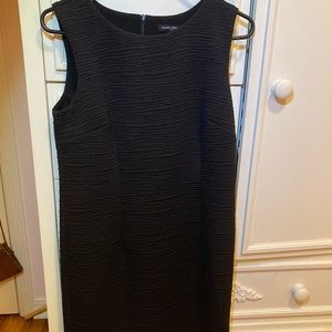Textured black dress